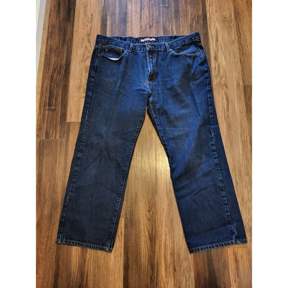 Tommy Hilfiger Other - Mens Tommy Hilfiger Relaxed Fit Jeans Size 40x30 Dark Blue Rinse